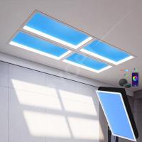 China 200w LED Ceiling Panel Light Blue Cloud Artificial Sunshine Skylight on sale