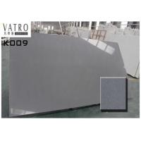 China Grey Crystal Artificial Quartz stone Slab Prefab Countertop Solid Surface Color Consistency on sale