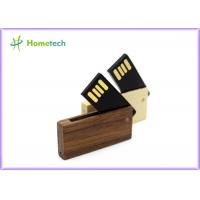 China MINI memory stick pendrive wooden rotatable usb flash drive 4GB 8GB memory card on sale