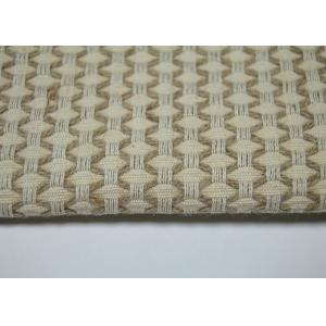 China Blended Linen Jacquard Fabric / Thick Cotton Fabric Skin - Friendly For Clothing supplier