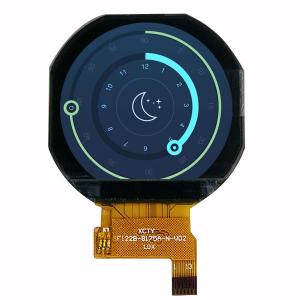 China Small Circular LCD Display , Round LCD Module Spi MCU Interface 1.22 Inch supplier