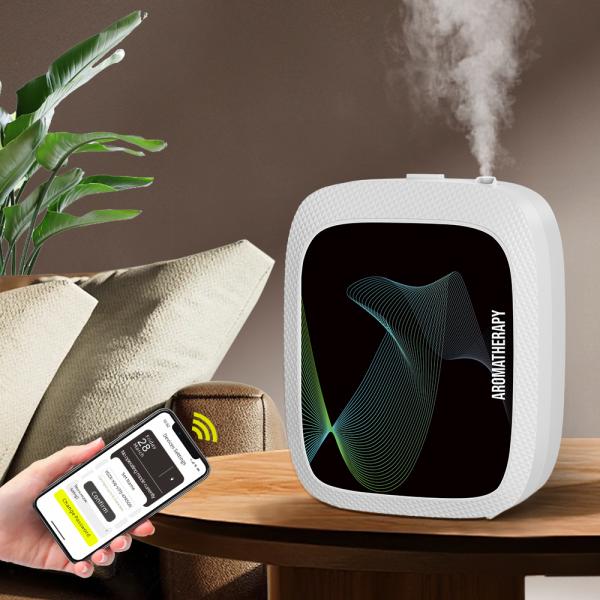Eco Friendly Automatic Bluetooth Aroma Diffusers Wall Mounted For Home And Hotel Use