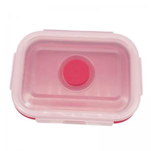 Amazon wholesale custom adult korean microwave food packaging children's silicone folding food container lunch box