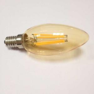 China led vintage candle bulb gold tint C35 shape Edison style antique lamp with filament led supplier