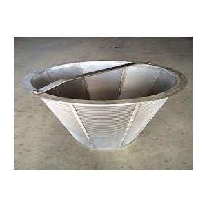 Customized Triangle Wedge Wire Centrifugal Partition Basket For Industrial Filtration