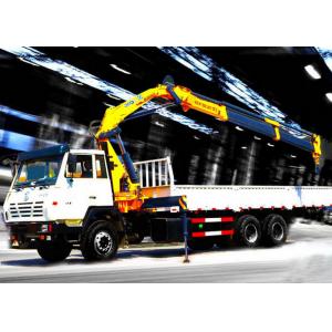 China Truck mounted hydraulic crane 8TON  Mobile knuckle boom crane supplier