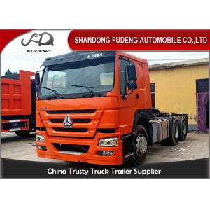 6X4 Type 375Hp Flatbed Used Tractor Head Trucks