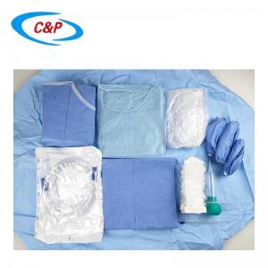 China Blue Disposable Oral Dental Surgical Drapes Kits With CE ISO13485 Certification supplier