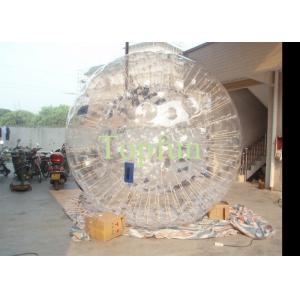 China Clear Round Inflatable Zorb Ball , PVC / TPU Inflatable Light Ball supplier