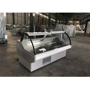 China Fresh Meat Display Chiller Show Cases 1.5mts Fan Cooling supplier