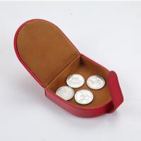 China Antique Promotional Business Gifts Mini Tote Sorter Leather Money Wallet Coin Purse on sale