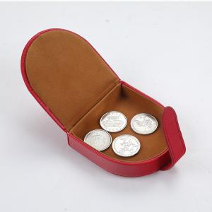 China Antique Promotional Business Gifts Mini Tote Sorter Leather Money Wallet Coin Purse supplier