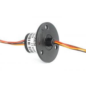 China 250rpm Conductive 6 Wire Capsule Slip Ring For Bomb Disposal Robot supplier