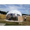 China Semi - Permanent 10m Diameter Geodesic Dome Tent Party Steel Structure For Gathering wholesale