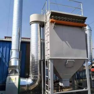 Wood Working Shop 120m2 Industrial Dust Collection System 120pcs Bag Filter Dust Collector