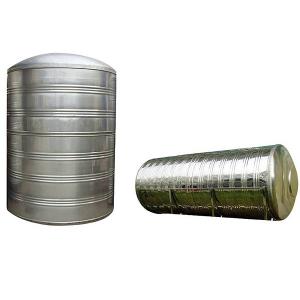 China Beverage Stainless Steel Water Tank , Heating Insulated Cylindrical Water Tank supplier