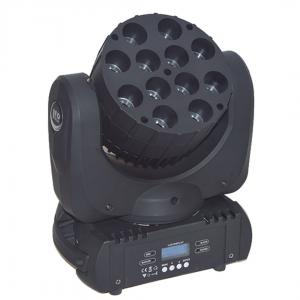 China Disco Dj LED Moving Head Lights 12x10W , RGBW 4 In 1 High Power LED Wash Light supplier