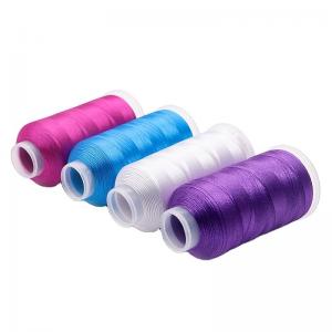 120d/2 Silk Reflective Thread for Embroidery High Speed 5000 Yards High Tenacity