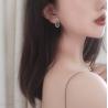 China Luxury 925 Sterling Silver Gemstone Custom Fashion Women Jewelry Dangle Cubic Zirconia Elegant Wedding Earrings wholesale