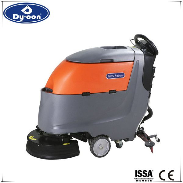 Multifunction Hand-Push Floor Scrubber with Big Cap Design and Additional Pressure System