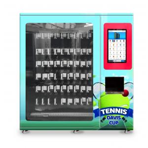 Tennis Ball Vending Machine With Elevator And Adjustable Channel Width Function , Sports Gears Vending , Micron