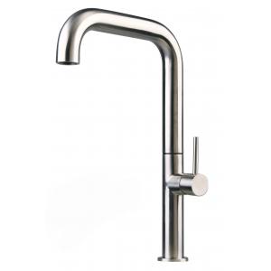 China Cheap Polished Brushed 1 Handle Control Faucet For Basin Sink Faucet  Switch Laboratory Water Tap supplier