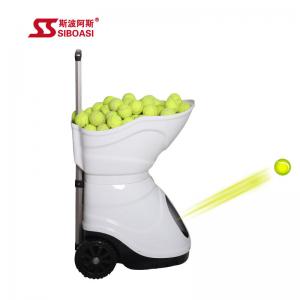 China Black Siboasi S4015 Tennis Ball Machine , 150W Tennis Throwing Machine supplier