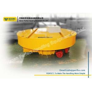 China Rail Material Handling Turntable Cable Powered For Mud Slag Car Transportation supplier