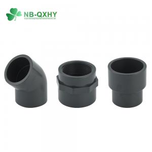 Thread Connection Gray DIN Pn16 Plastic PVC Pipe Fitting Water Supply Pipe Tube Fitting