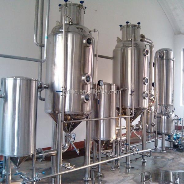 Evaporador anaranjado de la circulación del externo del efecto del doble de /Apple/Fruit Juice Vacuum Evaporator System Concentrate