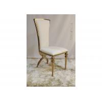 China Big Luxury Wedding Chairs For Bride And Groom Chair Cross Back Legs on sale