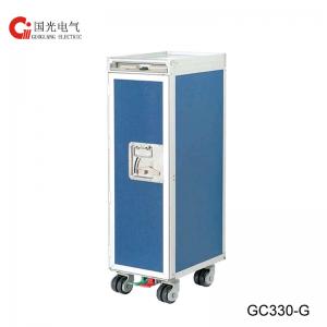 China Aviation Half Size Airplane Food Container Airline Service Cart & Trolley supplier