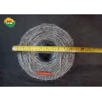 China 50kg Economic Galvanized Barbed Wire Cattle Fence Price Per Roll Weight Per Meter on sale