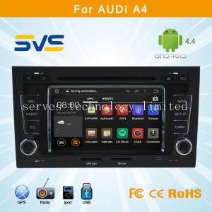 China Android 4.4.4 car dvd player for Audi A4 car radio gps navigation system with bluetooth supplier