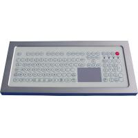 China USB Industrial Membrane Desktop Keyboard  , Compact Keyboard With Touchpad on sale
