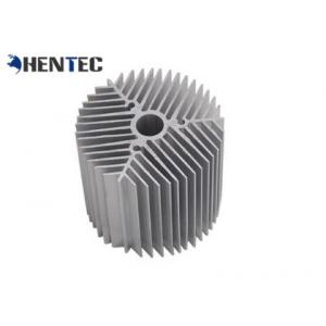 China Silvery Anodized Aluminum Heatsink Extrusion Profiles For Led , Custom Design supplier