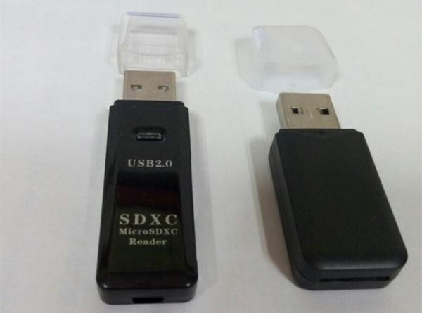 Fast Speed Transfer Micro USB SD Card Reader , Plug And Play Cell Phone Card