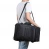 Black oxford Zipper Closure 45L Climbing Shoulder Bag, backpacks