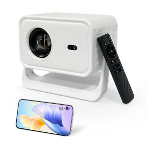 China 1GB Buffer Memory Mini Portable Projector Easy to with Airplay/MiraCast Screen Mirror and 1.2m-4.5m Projection Distance supplier
