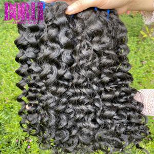 China No Tangle Human Hair Weave Bundles Peruvian Virgin Water Wave Bundles Smooth supplier