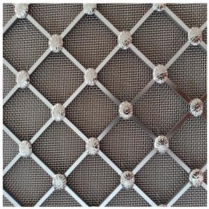 Polished Twill Weave Decorative Wire Mesh Grilles Eco Friendly