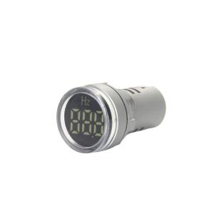 China 22mm LED Round MINI Digital Display Electronic Frequency Meter Indicator lamp measuring rang AC 0-99Hz wholesale
