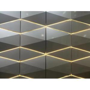 China 3D Design Aluminium Composite Panel Wall Cladding Material With LED Lighting Decoration supplier