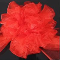 China Bow Organza Fabric Rolls Hand Wash Or Dry Clean Care Instructions on sale