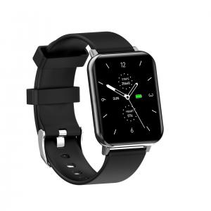 Black Waterproof Smart Watch Life Monitoring Assistant Voice Control Home Device