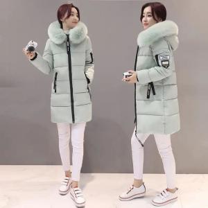 China                  Women Winter Cotton Coat Fur Collar Jackets Fashion Blazer Winter Padded Parka Clothes Bomber Jacket for Women              supplier