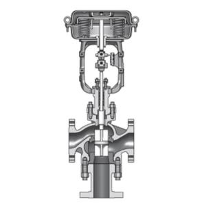 AMT Three Way Control Valve Bolted Gland High Precision Electronic Flow Control Valve