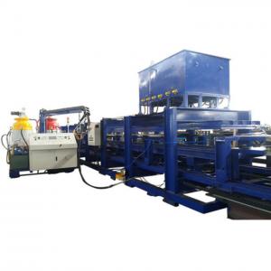 0.4-0.8 Mm Colored Steel 6meters / Min Pur Sandwich Panel Roll Forming Machine Production Line