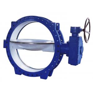 China Double Eccentric Flanged Butterfly Valves stainless steel , Tri - Eccentric  Butterfly Valve supplier