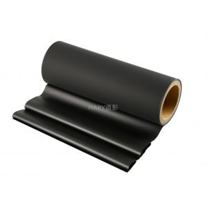 China Soft Touch Velvet BOPP Thermal Lamination Film 30 Mic Black Color Matt supplier